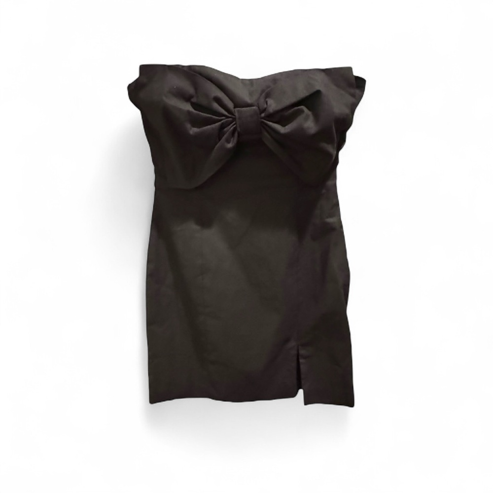 NWT CELLECCI Black Strapless Dress